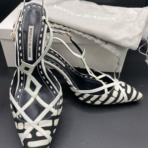 Black & White Manolo Blahnik pumps